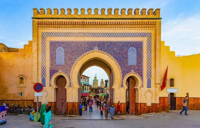 10-day Grand Morocco desert tour from Fes with camel trekking in Merzouga, Sahara camp overnight, Atlas Mountains, Todra Gorge, Dades Valley, and Ait Ben Haddou.