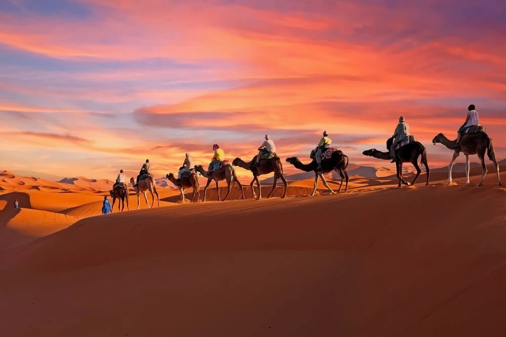 enjoy camel ride experience during this 3 days tour from marrakech to merzouga desert