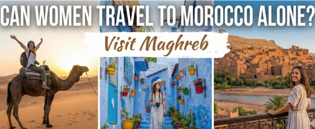 Solo female traveler in Morocco enjoying a safe and cultural travel experience