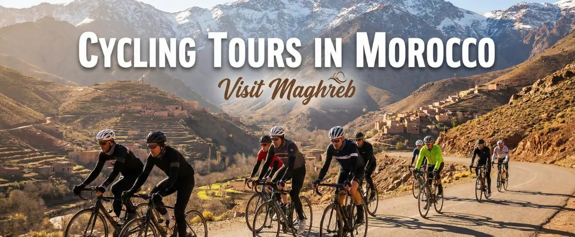 Cycling tours in Morocco through scenic landscapes and local villages